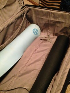 Priority packing: yoga mats