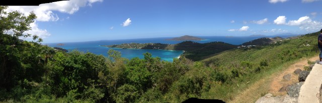 Panoramic view of Magen's Bay