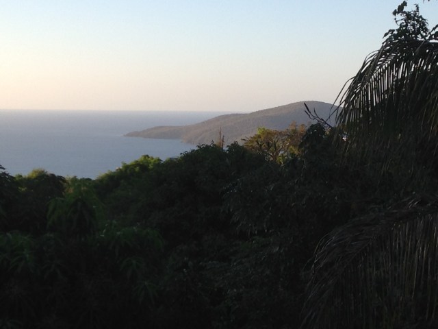 Sunset from our balcony