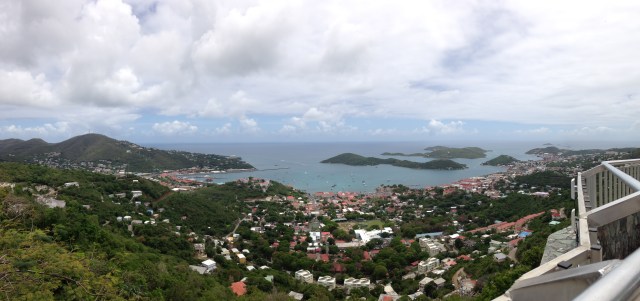 Panoramic view of the harbor