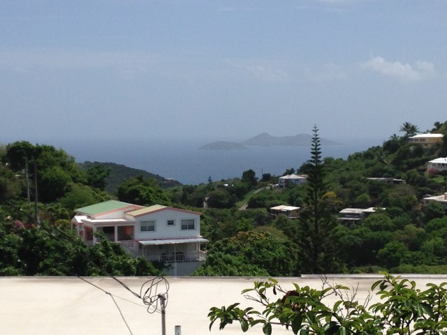 Great and Little Tobago on a hazy day.