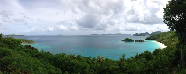Panoramic of Trunk Bay
