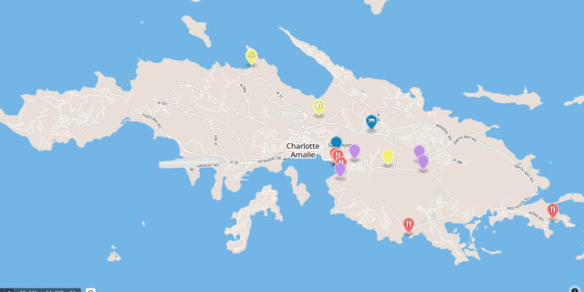 Map of our adventures. 