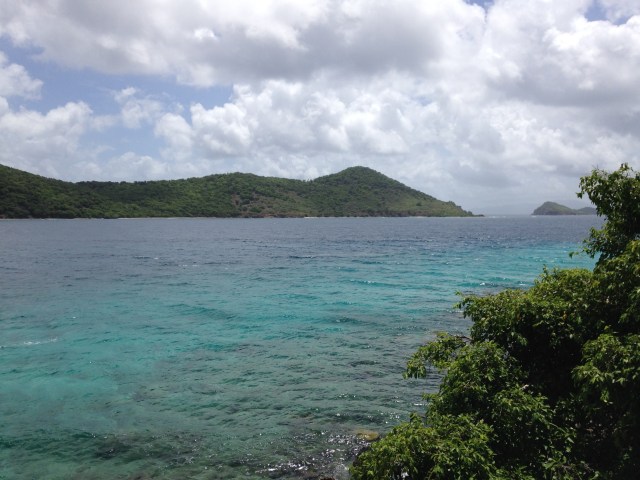 View of Thatch Cay from Coral World Ocean Park