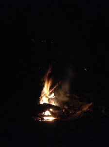 Bonfire at Hull Bay