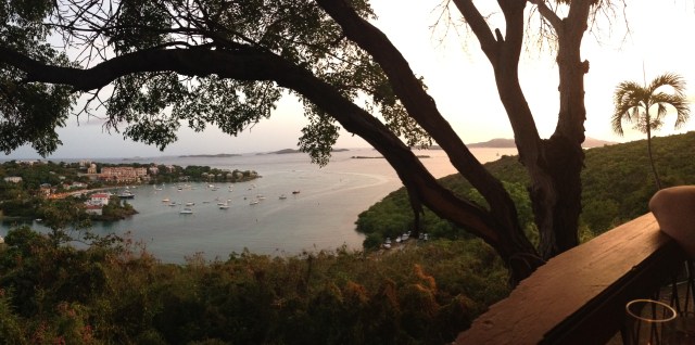 View from a terrible restaurant.